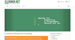 Desktop Screenshot of ninda.net